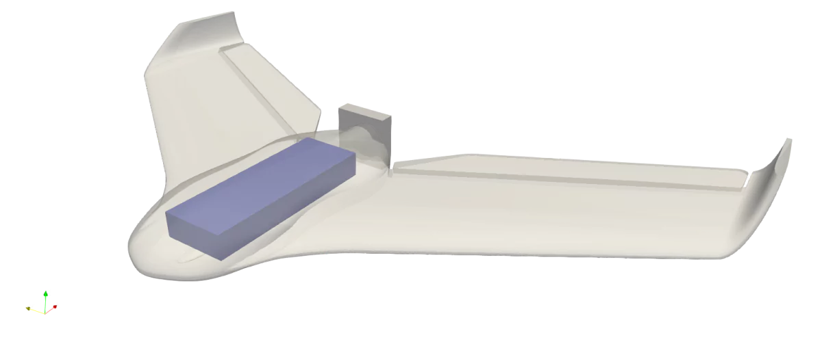 constraints obeyed by a shape optimized - UAV case study (Neural Concept - SenseFly))